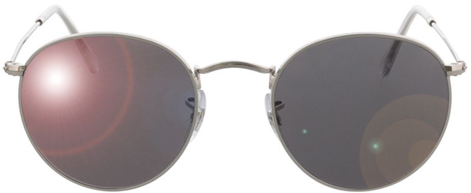 Picture of glasses model Ray-Ban Round Metal RB3447 9198B1 50-21 in angle 0