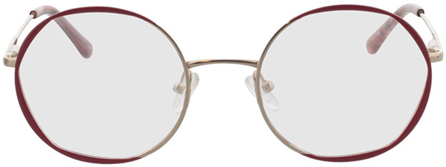Picture of glasses model Selma-dourado/vermelho in angle 0