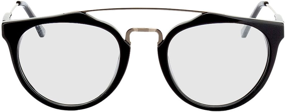 Picture of glasses model Galanta zwart/wit/Goud in angle 0