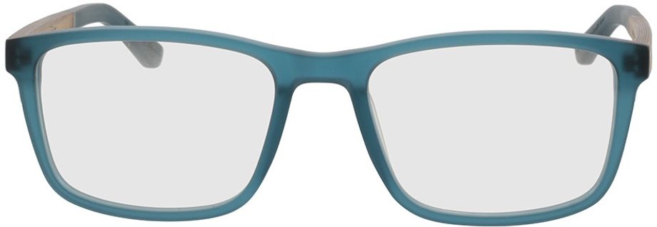 Picture of glasses model Optical Eysome walnut/indigo 57-20 in angle 0