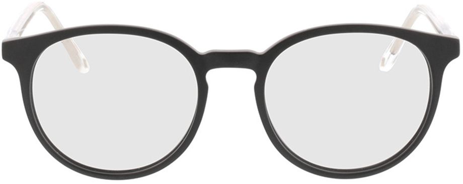 Picture of glasses model Ovis-matt schwarz in angle 0