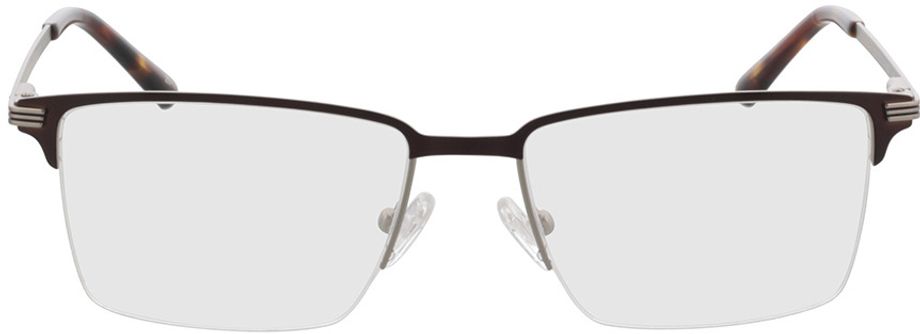Picture of glasses model Ross - silber/braun in angle 0