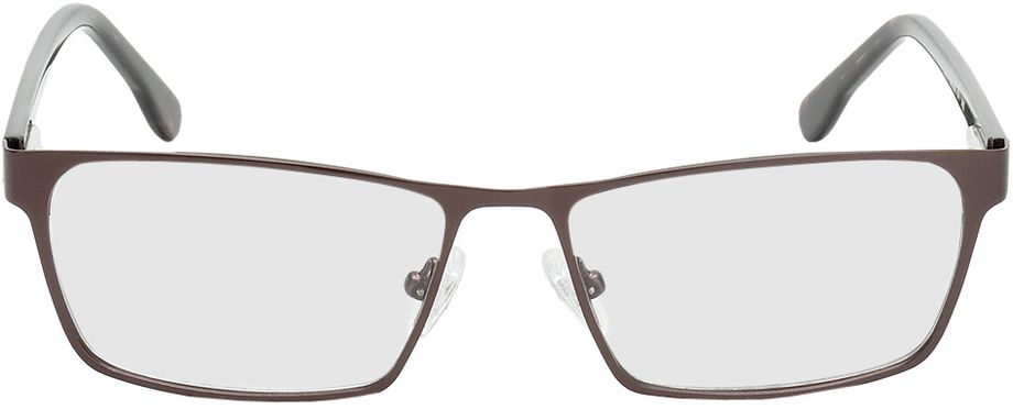 Picture of glasses model Burgos brun/brun marbré in angle 0