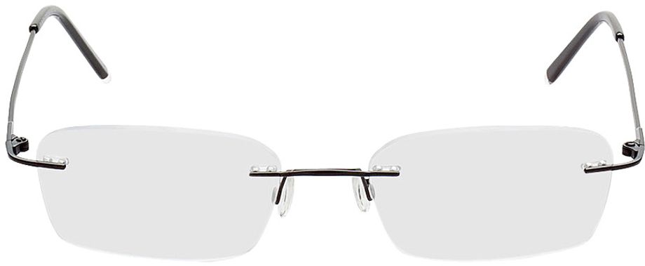 Picture of glasses model Salinas preto in angle 0