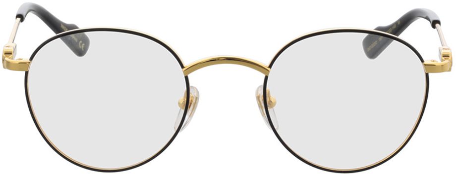 Picture of glasses model Gucci GG1222O-001 48-22 in angle 0