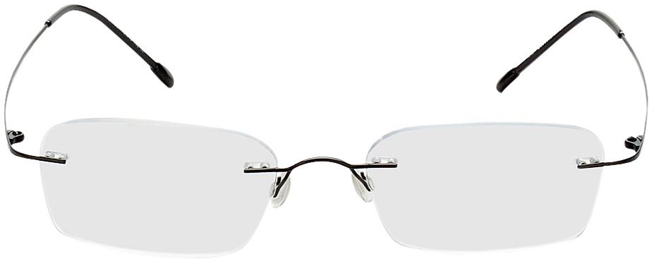 Picture of glasses model Davos - schwarz in angle 0