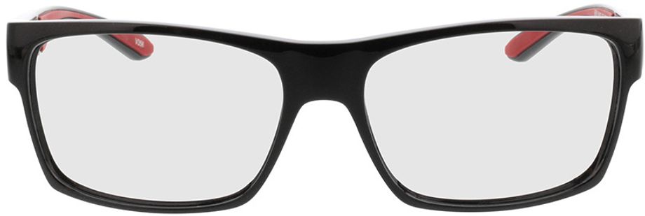Picture of glasses model Blaze-preto/vermelho in angle 0