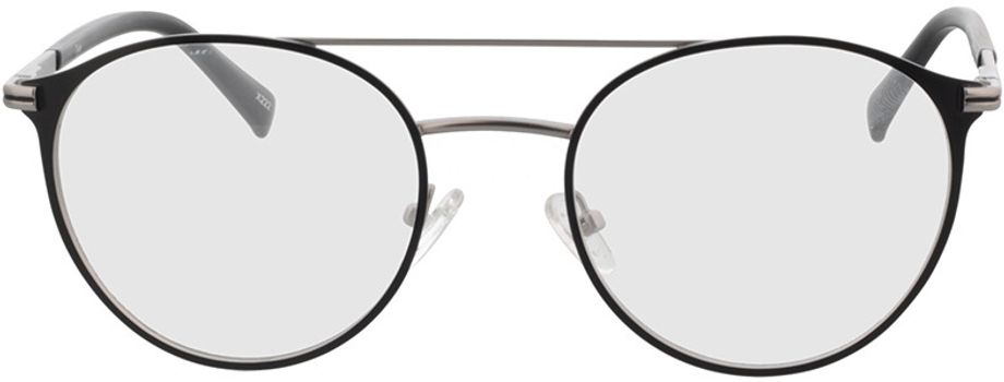 Picture of glasses model Tyler-matt silber/matt schwarz in angle 0