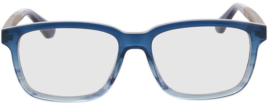 Picture of glasses model Wood Fellas Optical Reflect walnut/blue 53-16 in angle 0