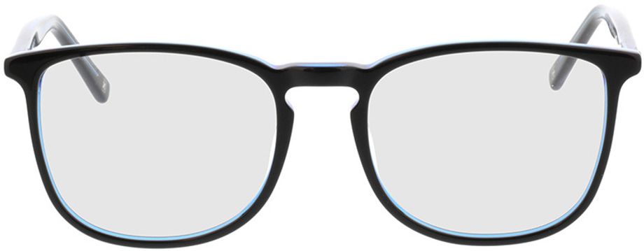Picture of glasses model Scotia Zwart/blauw in angle 0