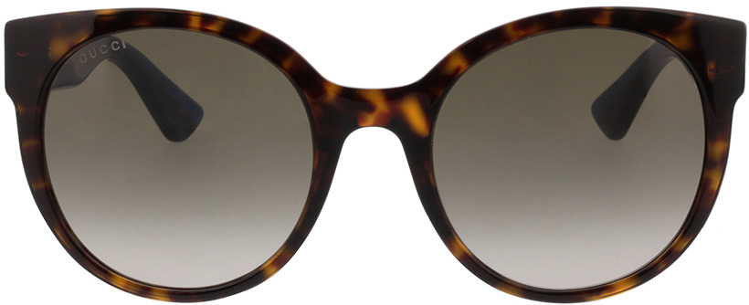 Picture of glasses model Gucci GG0035SN-004 54-22 in angle 0