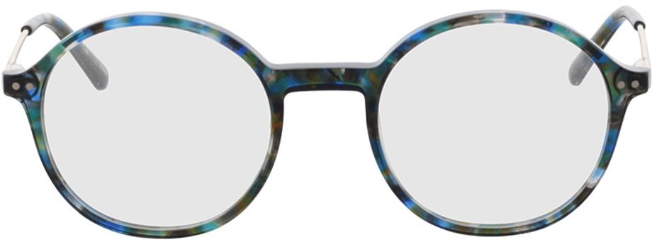 Picture of glasses model Spring-blau-meliert/gold in angle 0
