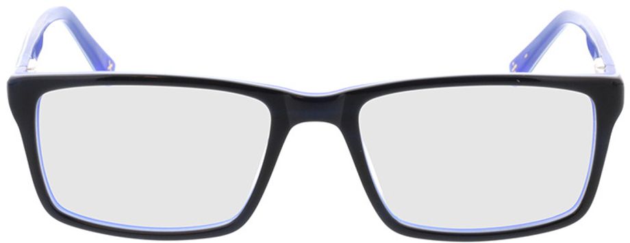 Picture of glasses model Lamark-schwarz blau in angle 0