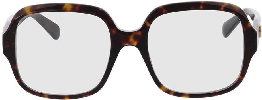Picture of glasses model Gucci GG0799O-002 53-19 in angle 0