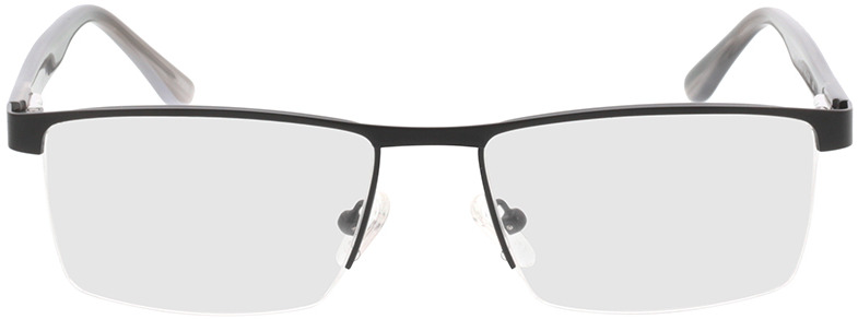 Picture of glasses model Daxton-matt schwarz/grau horn in angle 0