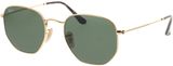 Picture of glasses model Ray-Ban Hexagonal RB3548N 001 54-21