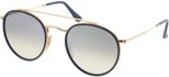 Picture of glasses model Ray-Ban Round Double Bridge RB3647N 001/9U 51-22