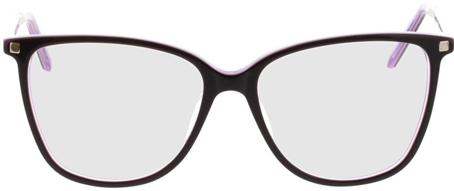 Picture of glasses model Peoria-schwarz/lila/silber in angle 0