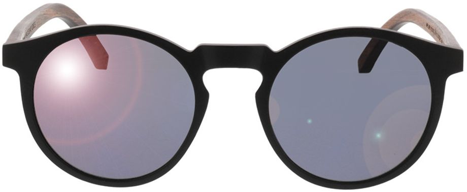Picture of glasses model Nepomuk: Walnussholz 49-21 in angle 0