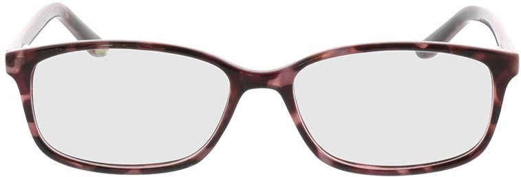 Picture of glasses model Luana Lila-gevlekt in angle 0