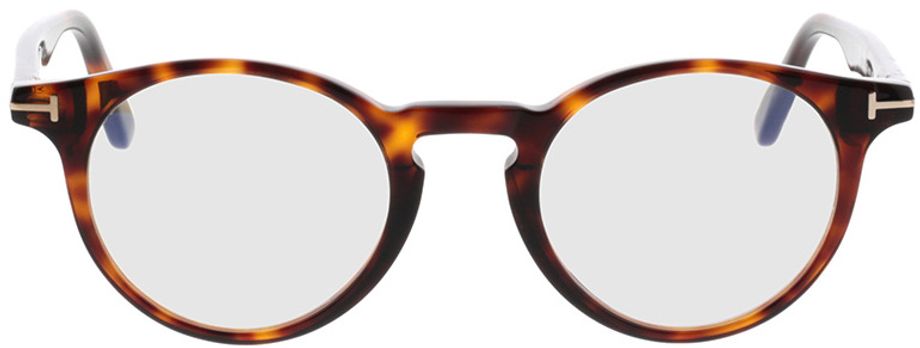 Picture of glasses model Tom Ford FT5557-B 052 in angle 0