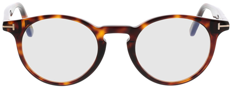 Picture of glasses model Tom Ford FT5557-B 052 in angle 0