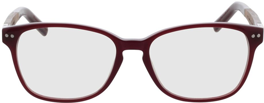 Picture of glasses model Optical Sendling Premium curled/burgundy 53-15 in angle 0