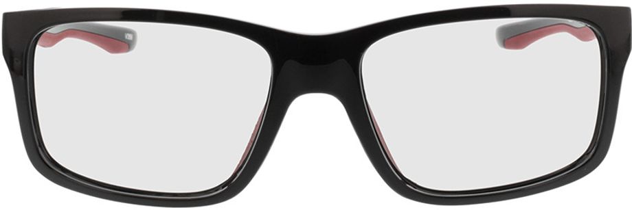 Picture of glasses model Beat-schwarz/rot in angle 0