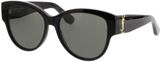 Picture of glasses model Saint Laurent SL M3 002 noir noir gris 55 16