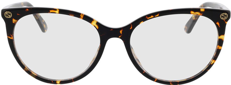 Picture of glasses model Gucci GG0093O-002 53-17 in angle 0