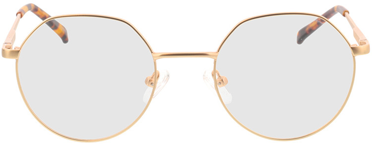 Picture of glasses model Alba - matt gold in angle 0