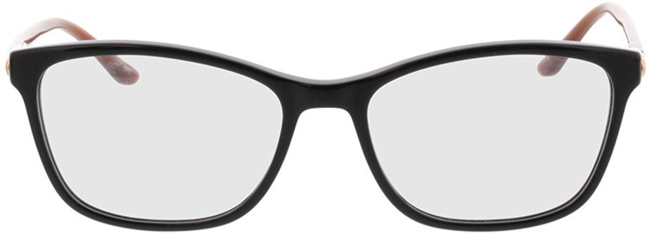 Picture of glasses model Terra Zwart/bruin in angle 0