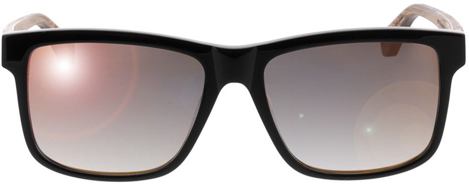 Picture of glasses model Sunglasses Blumenberg walnut/black 56-17 in angle 0