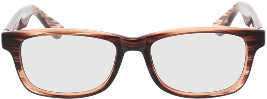Picture of glasses model Dean-braun horn in angle 0
