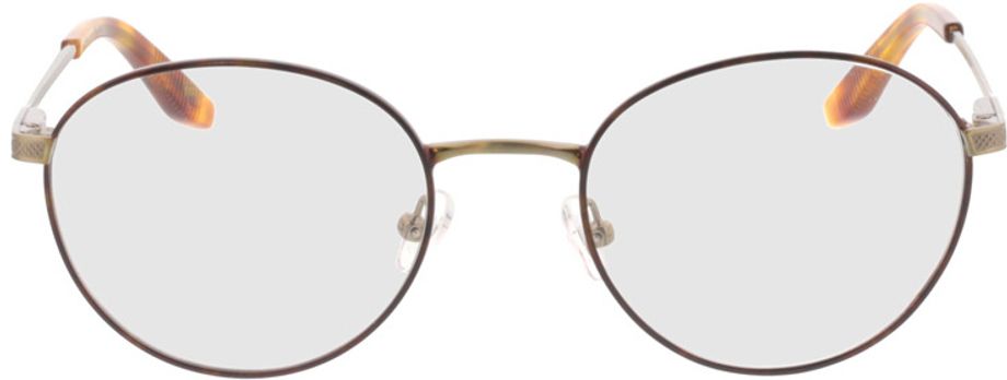 Picture of glasses model Orelia Brons/Goud in angle 0