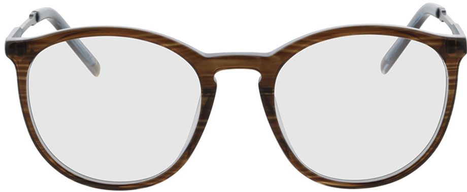 Picture of glasses model Ontario-brown/blue/black in angle 0