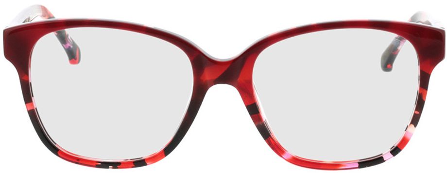 Picture of glasses model Marta rood-gevlekt in angle 0