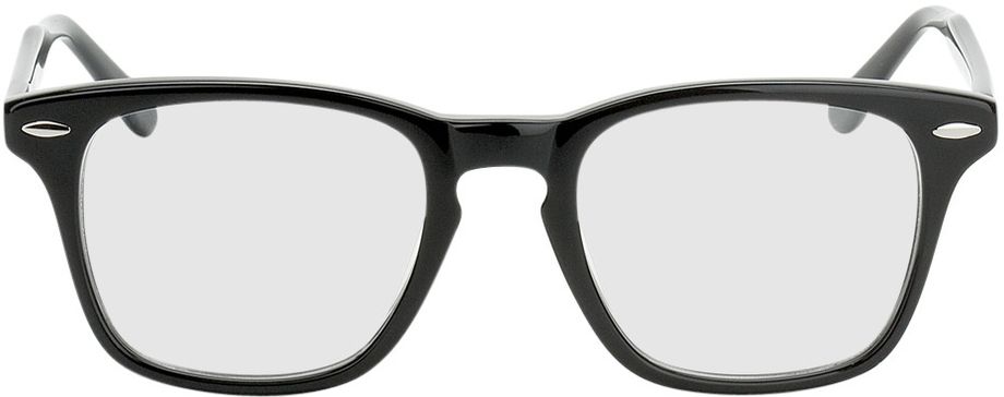 Picture of glasses model Heredia zwart in angle 0