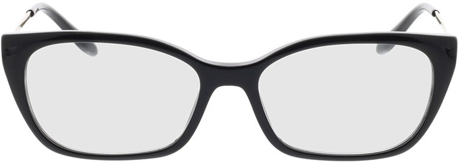 Picture of glasses model Prada PR 14XV 1AB1O1 54-16 in angle 0