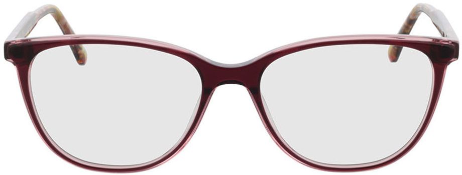 Picture of glasses model Milano - red in angle 0