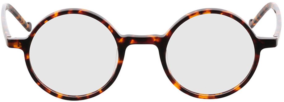 Picture of glasses model Torello-brun marbré in angle 0