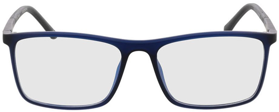 Picture of glasses model Foxhill - blau transparent/schwarz in angle 0