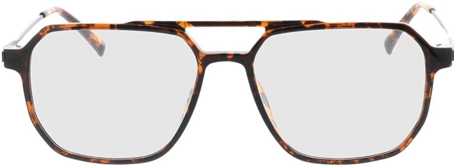 Picture of glasses model Brady-brun marbré/noir mat in angle 0