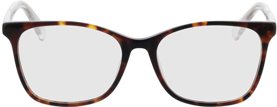 Picture of glasses model Tunja-havana/transparent in angle 0