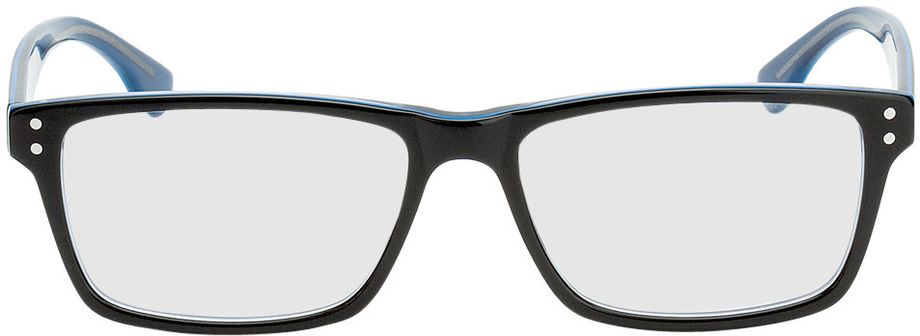 Picture of glasses model München zwart/blauw in angle 0