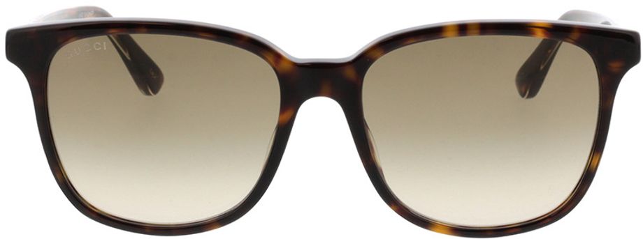 Picture of glasses model Gucci GG0376SN-002 54-17 in angle 0