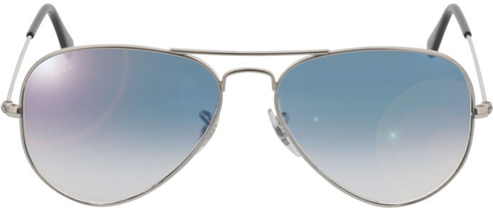 Picture of glasses model Ray-Ban Aviator Large Metal RB 3025 003/3F 55-14 in angle 0
