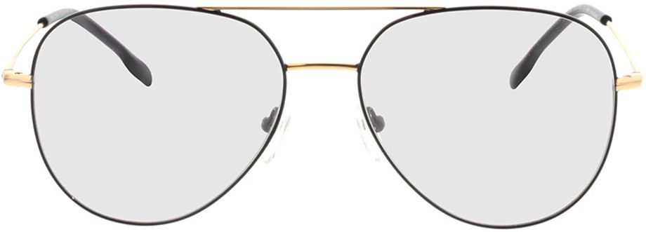 Picture of glasses model Kreuzberg - schwarz/gold in angle 0