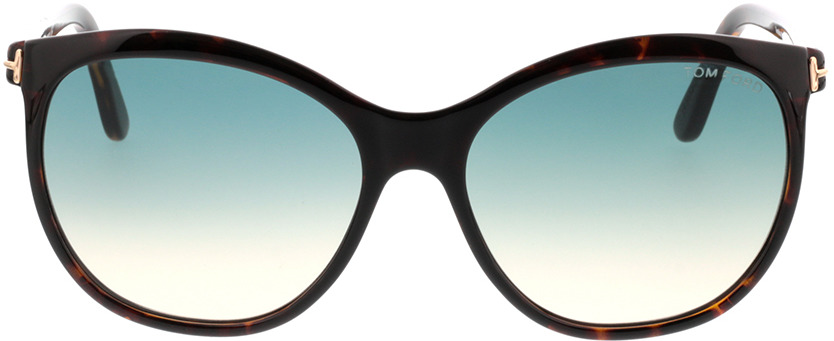 Picture of glasses model Tom Ford Geraldine FT0568 52P in angle 0