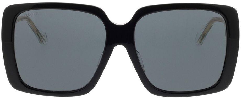 Picture of glasses model Gucci GG0567SAN-001 58-16 in angle 0